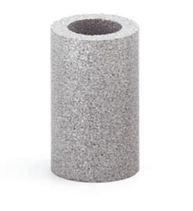 matériau filtrant à treillis métallique tricoté