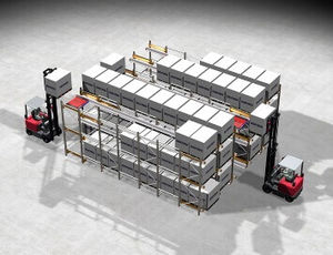 système de stockage à navette