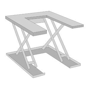 table élévatrice à ciseaux 1