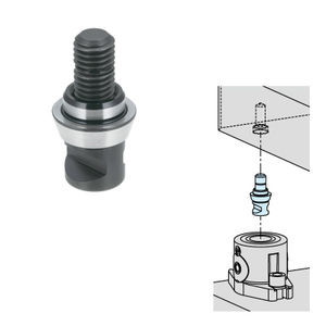 goujon de bridage pour système de centrage et bridage au point zéro modulaire 1