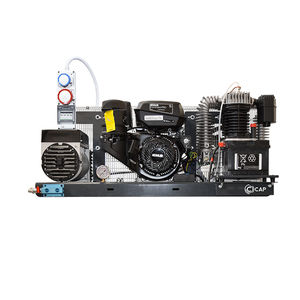 compresseur d'air / stationnaire / essence / bi-étagé