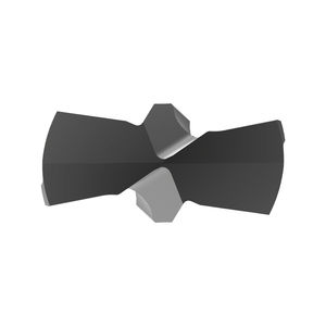 plaquette de coupe amovible pour perçage / carbure / pour acier / avec revêtement