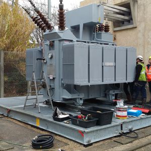 bac de rétention pour transformateur / en acier galvanisé / rigide / modulaire