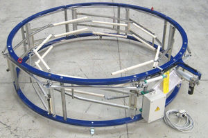 système de calibration pour ligne d'extrusion gonflage