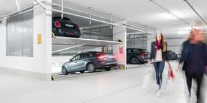plateforme pour parking incliné
