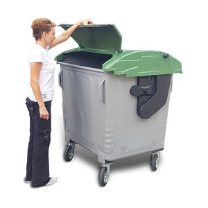 conteneur à déchets en acier galvanisé