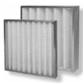 matériau filtrant à treillis métallique tricoté