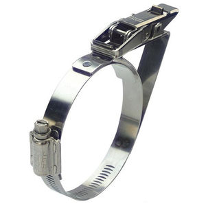 collier de serrage en acier inoxydable / à vis sans fin / à bande / à verrouillage rapide