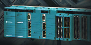 automate programmable avec E/S intégrée / sur réseau / modulaire