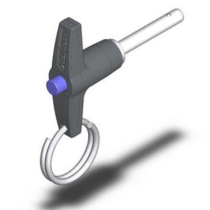 broche à billes à bouton / avec poignée T / avec anneau de levage