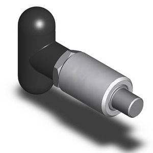 doigt d'indexage en acier inoxydable / verrouillable / poignée en T