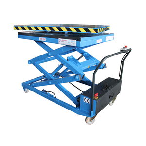 table élévatrice à ciseaux / hydraulique / mobile