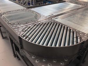 table rotative entraînée par moteur