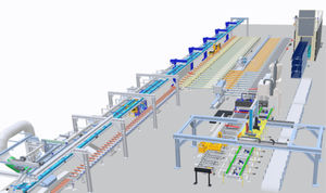 ligne d'extrusion de plaques