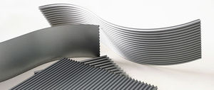 panneau sandwich âme en aluminium ondulé / face en aluminium