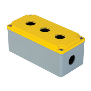 boîte à boutons à 3 boutons / IP67 / en aluminium / industrielle