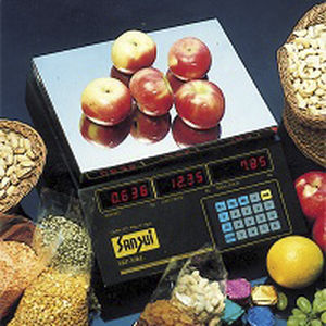 balance poids/prix / avec afficheur à LED / avec batterie / commerciale