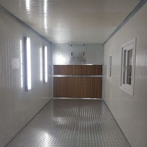 cabine de peinture fermée