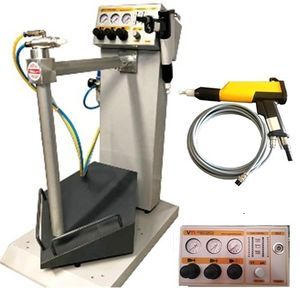 machine de poudrage pour profilé aluminium