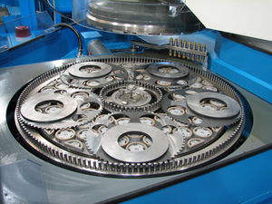 meule plate / au diamant / CBN / en céramique