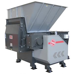 déchiqueteur pour le bois / pour carton / de pneus / à 1 arbre