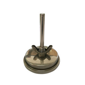 thermomètre bimétallique / à cadran / à insertion / en acier inoxydable