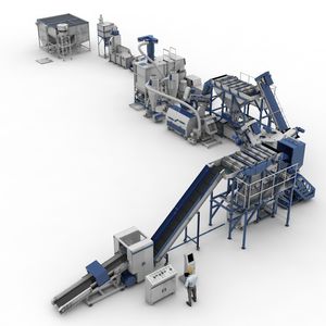 ligne de recyclage de plastique