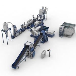 ligne de recyclage pour matières plastiques