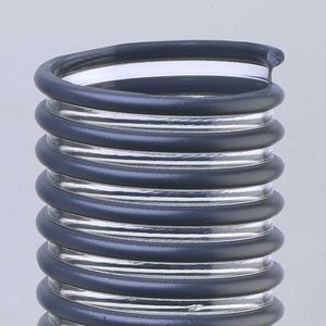 tuyau flexible pour produits en vrac / d'aspiration / pour la plasturgie / en PVC