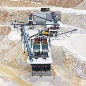 groupe de concassage et de criblage stationnaire 1