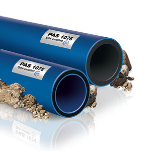 tuyau rigide pour eau potable / de transport / pour applications sanitaires / en plastique