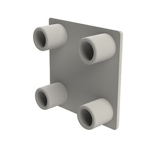 embout recouvrant pour profilés / press-fit / carré / en polyamide