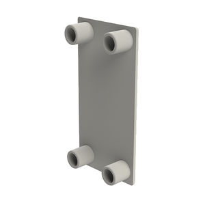 embout recouvrant pour profilés / press-fit / rectangulaire / en polyamide