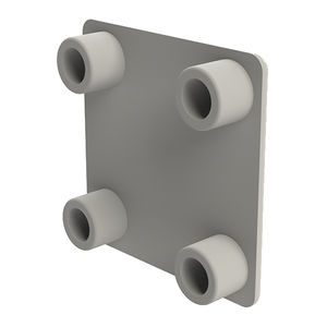 embout recouvrant pour profilés / press-fit / rectangulaire / en polyamide