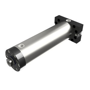 vérin de guidage / hydraulique / double effet / rond
