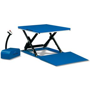 table élévatrice à ciseaux