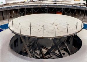 nacelle élévatrice à ciseaux fixe