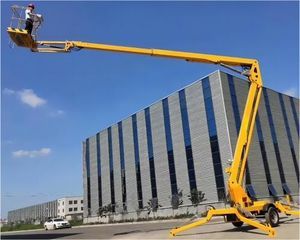 nacelle télescopique montée sur remorque