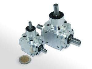 réducteur à couple conique / orthogonal / à haute vitesse / pour transmission