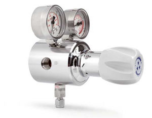 régulateur de pression pour gaz / mono-étagé / à membrane / en acier inoxydable