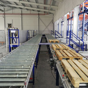 convoyeur à rouleaux / pour la logistique / pour palettes / pour conteneur