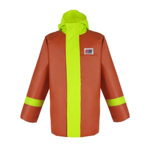 veste de travail / imperméable / haute visibilité / en PVC