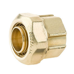raccord à compression / taraudé / droit / hydraulique