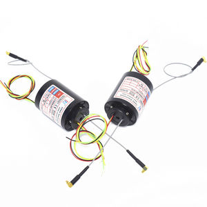 collecteur tournant HDMI / arbre traversant / pour antenne radar / médical