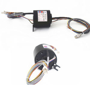 collecteur tournant via Ethernet / à axe creux / pour instrument de mesure / pour applications industrielles
