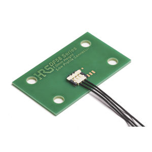 connecteur d'alimentation électrique / fil à carte / miniature / à faible encombrement
