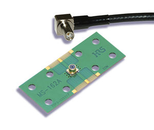 connecteur coaxial / SMT / coudé / de carte électronique