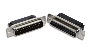 connecteur coaxial / D-Sub / PCB / rectangulaire