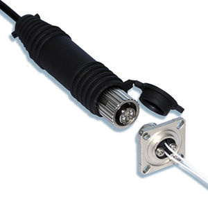 connecteur optique / de données / de fibre optique / circulaire
