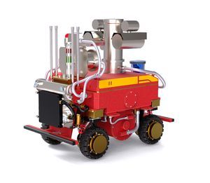 chariot robotisé radiocommandé pour l'industrie pharmaceutique 1